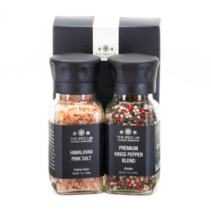 
                  
                    Load image into Gallery viewer, The Spice Lab Coarse Himalayan Pink Salt &amp;amp; Premium Kings Pepper Blend Set – 2240
                  
                