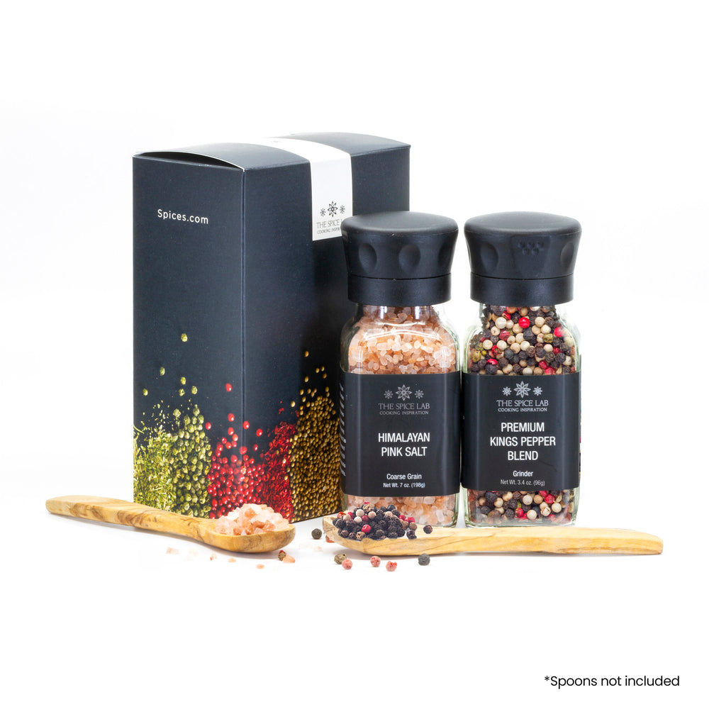 The Spice Lab Coarse Himalayan Pink Salt & Premium Kings Pepper Blend Set – 2240