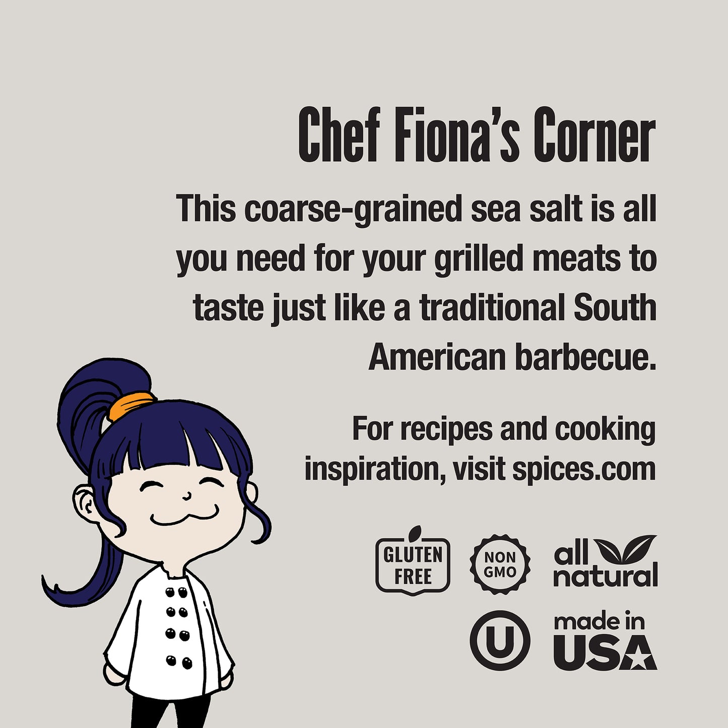 Grilling Sea Salt