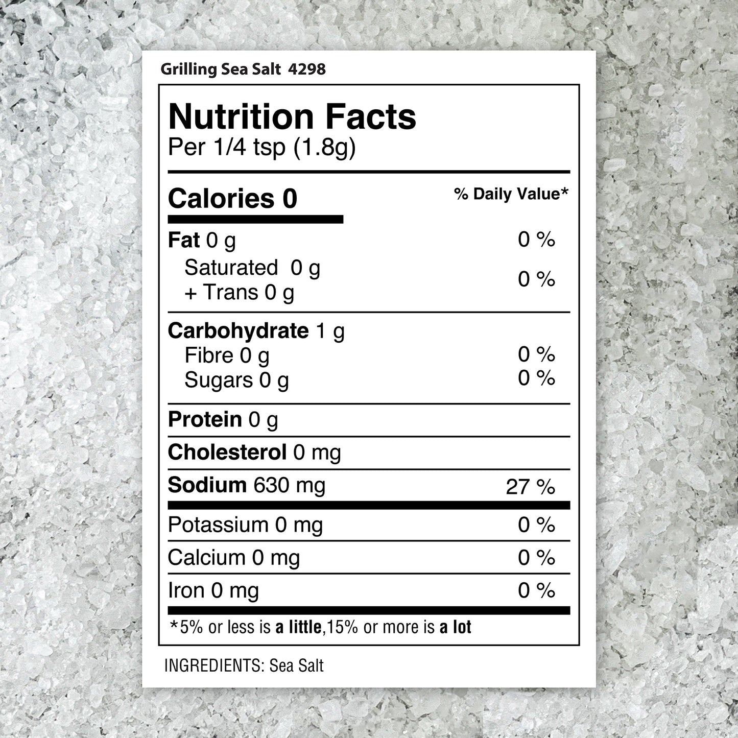 Grilling Sea Salt