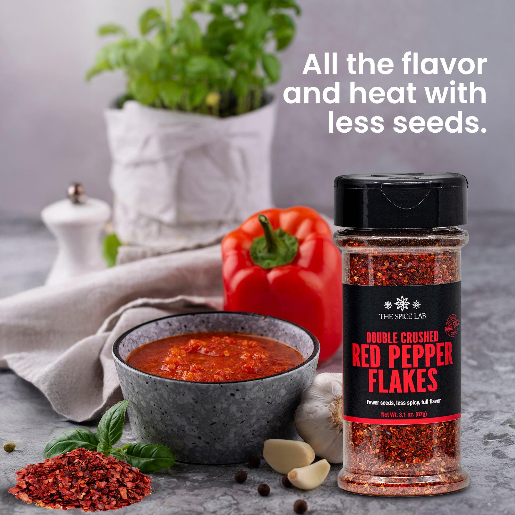 Double Crushed Red Pepper Flakes – The Spice Lab