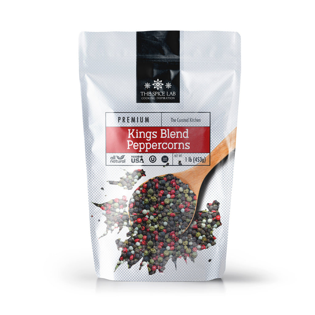 The Spice Lab Kings Blend Rainbow Peppercorn - Mixed Peppercorns Grinder Refill – 5516