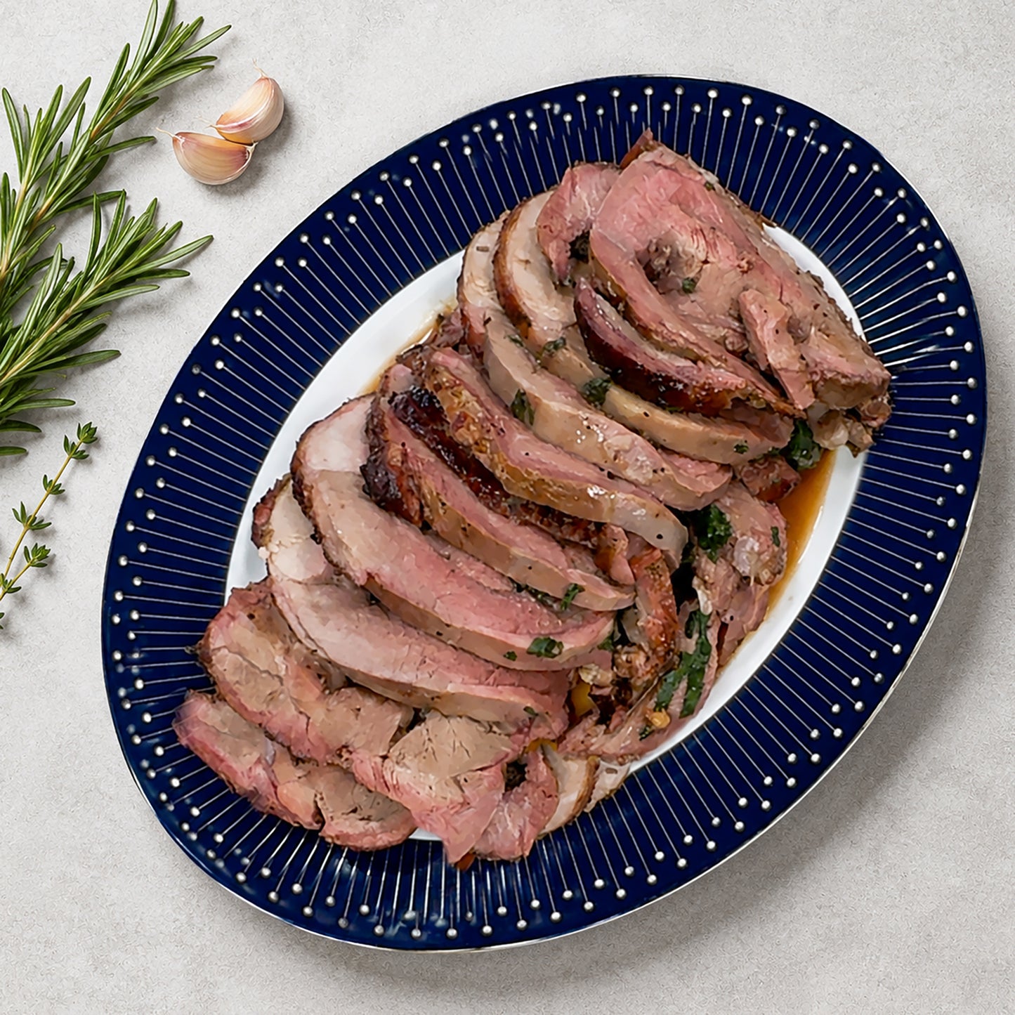 Boneless Lamb Roast with French Lavender & Rosemary Blend