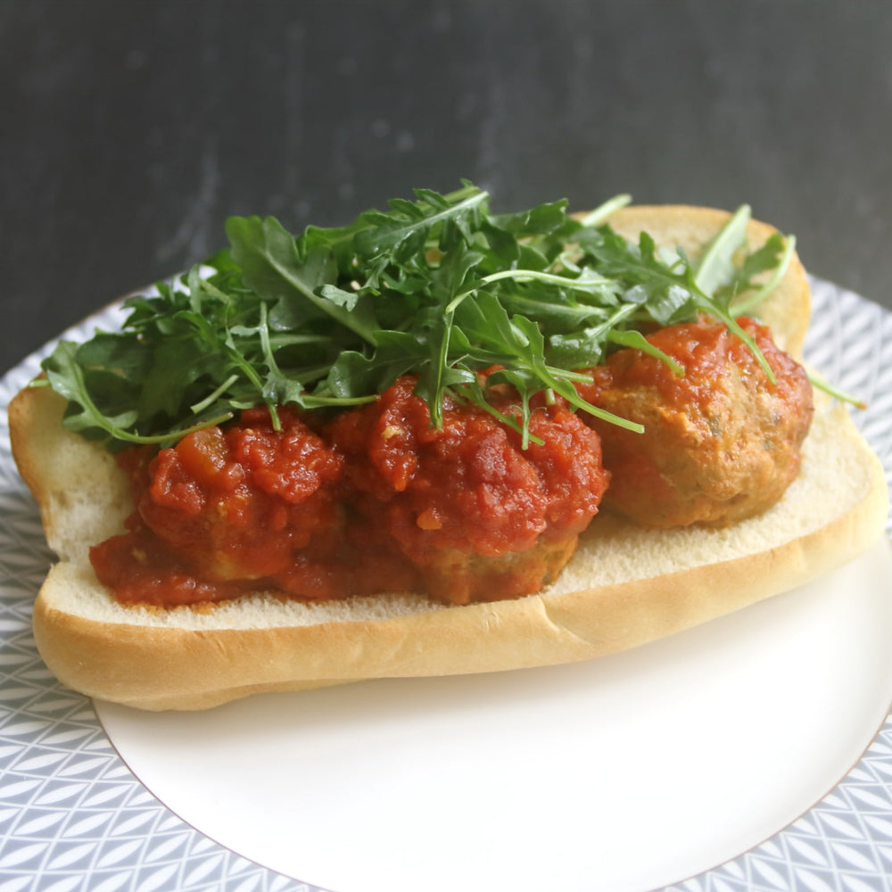 Braised Ricotta Meatballs