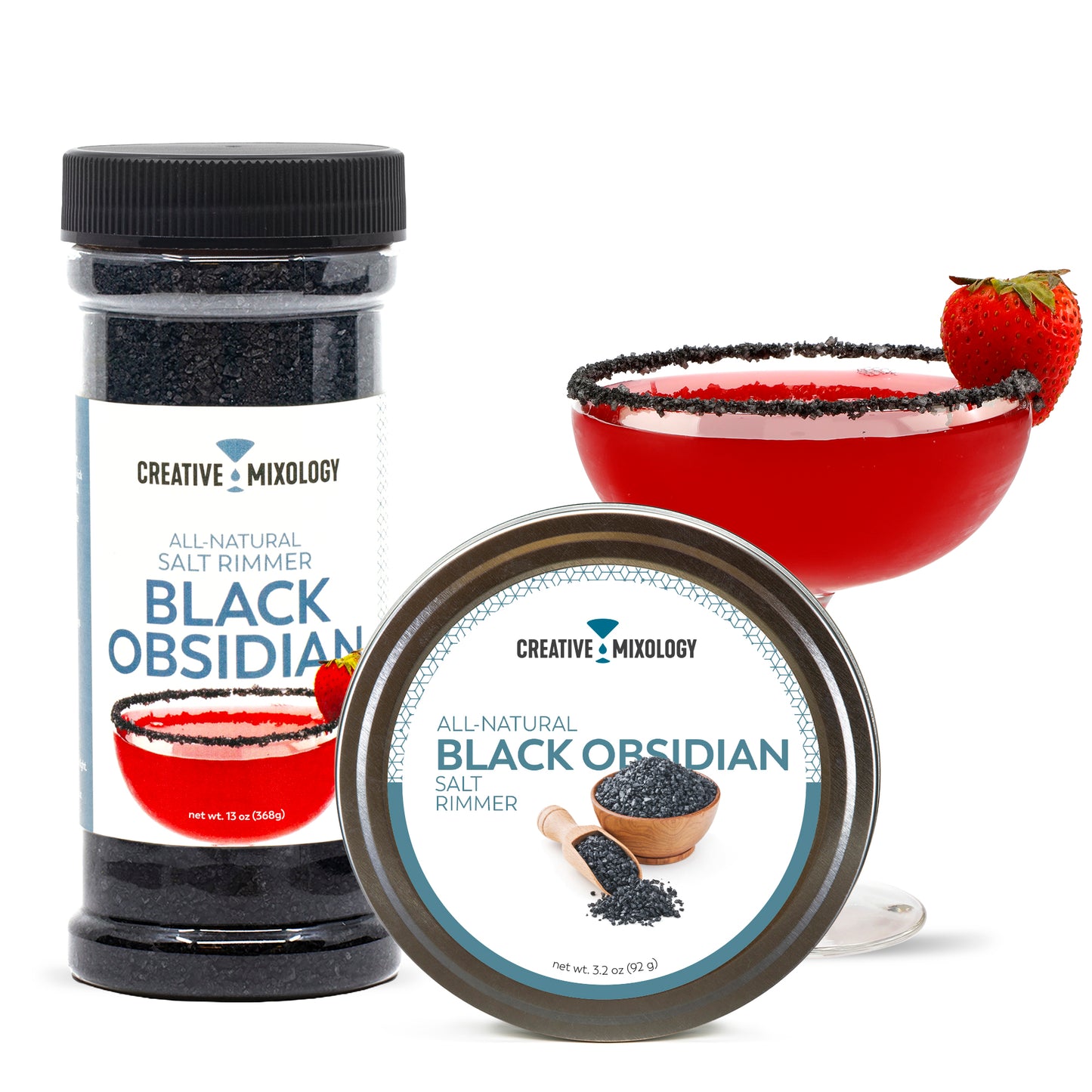 Black Obsidian Salt Cocktail Rimmer - 4317