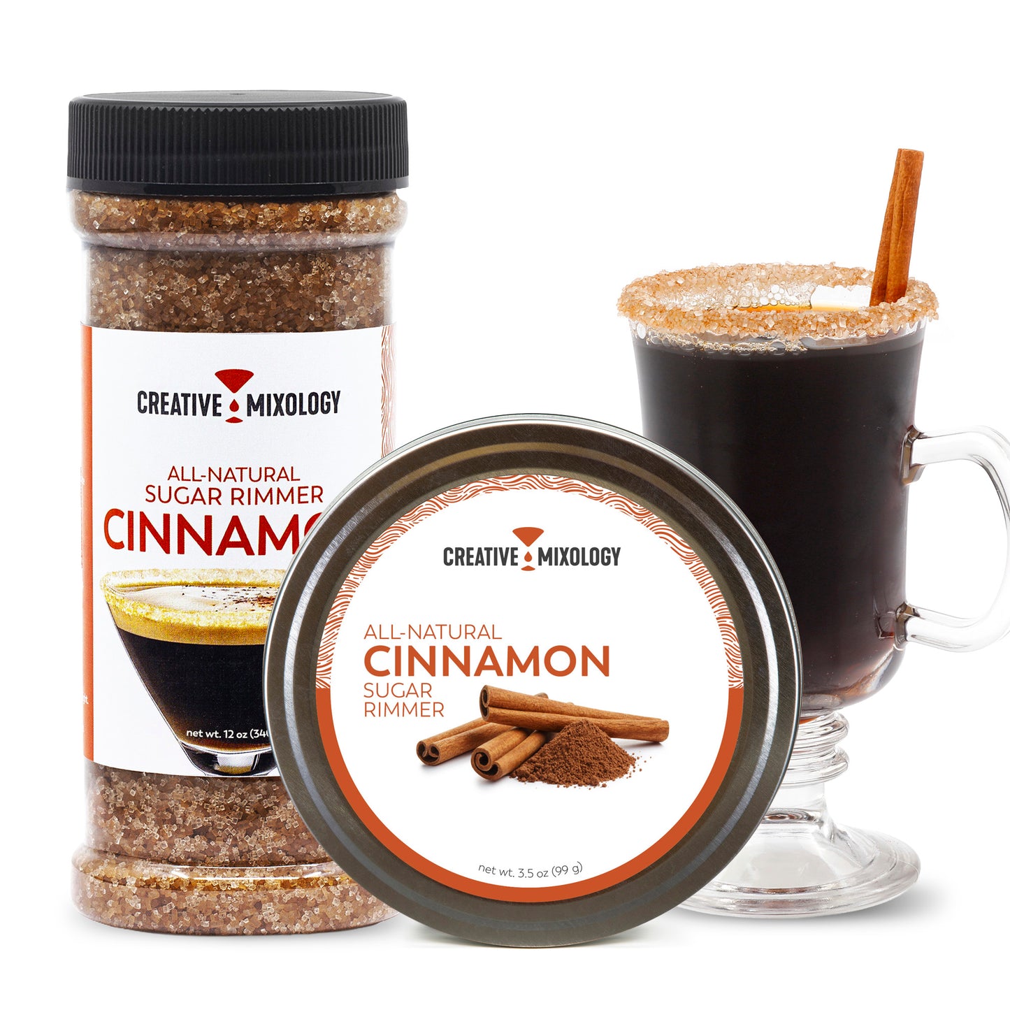 Creative Mixology's All-Natural Cinnamon Sugar Cocktail Rimmer – 5285