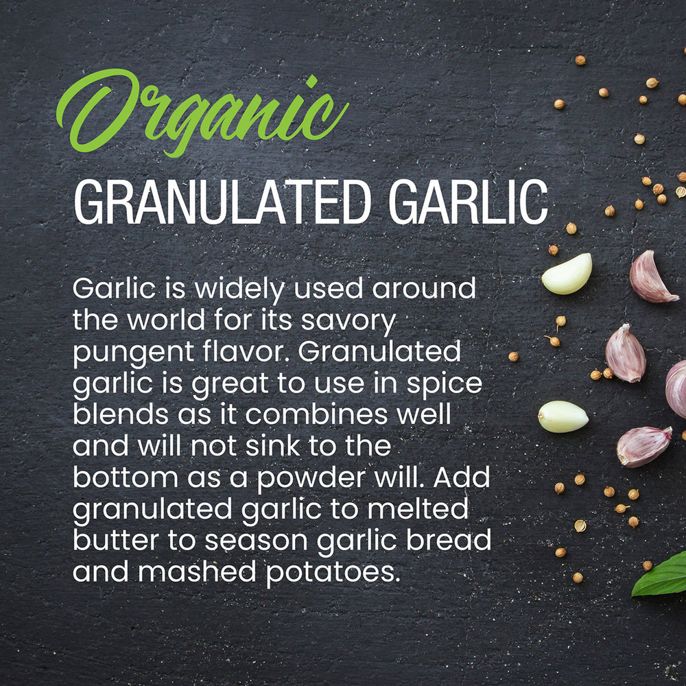 
                      
                        Organic Granulated Garlic
                      
                    