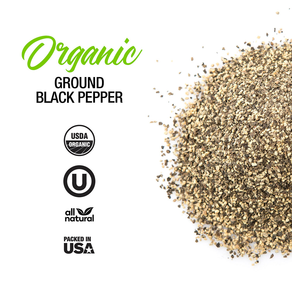 Organic Ground Black Pepper