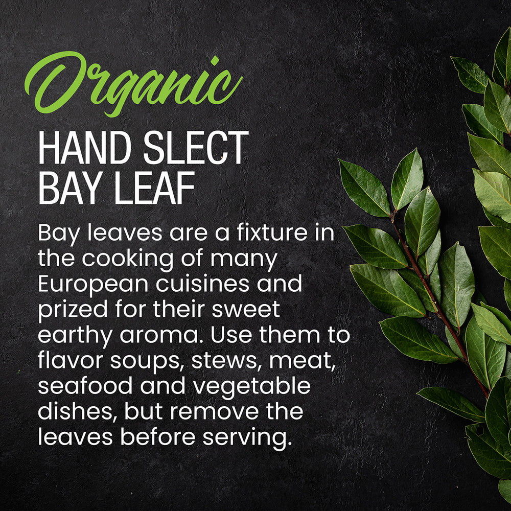 
                      
                        Organic Hand Select Bay Leaf
                      
                    