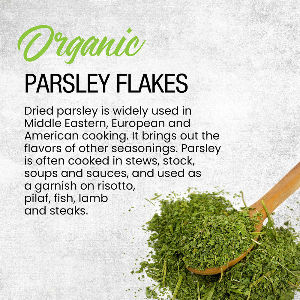 
                      
                        Organic Parsley Flakes
                      
                    