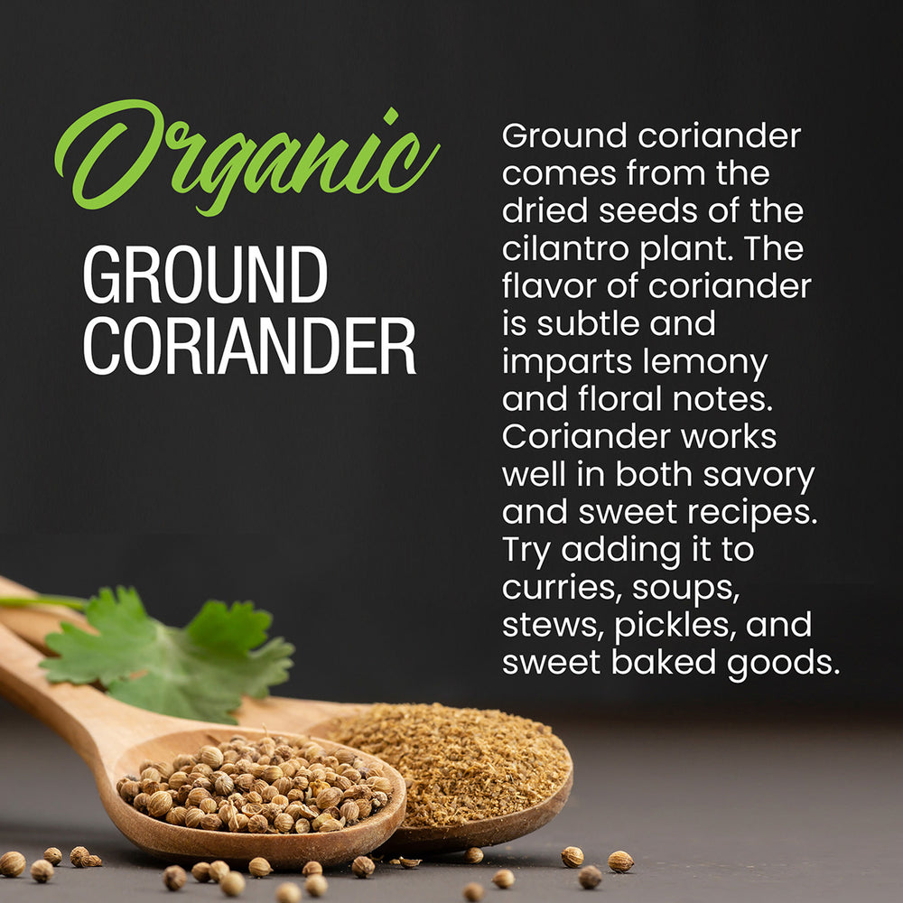 
                      
                        Organic Ground Coriander
                      
                    