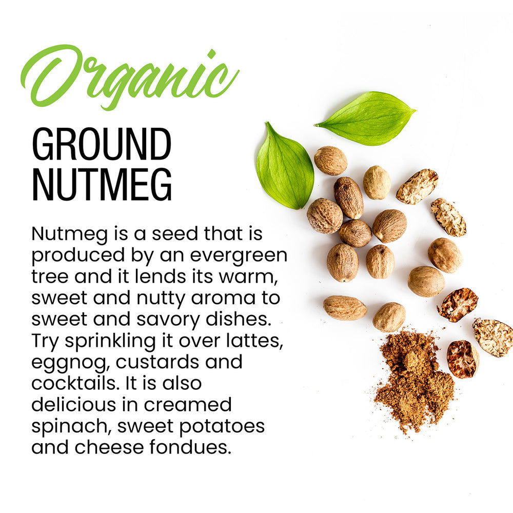 
                      
                        Organic Ground Nutmeg
                      
                    