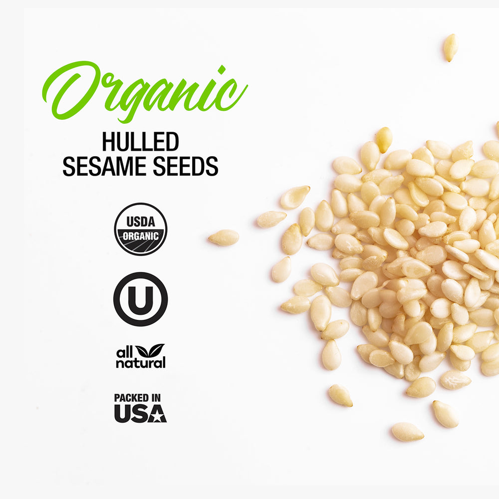 
                      
                        Organic Hulled Sesame Seeds
                      
                    