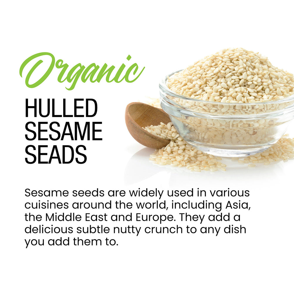 
                      
                        Organic Hulled Sesame Seeds
                      
                    