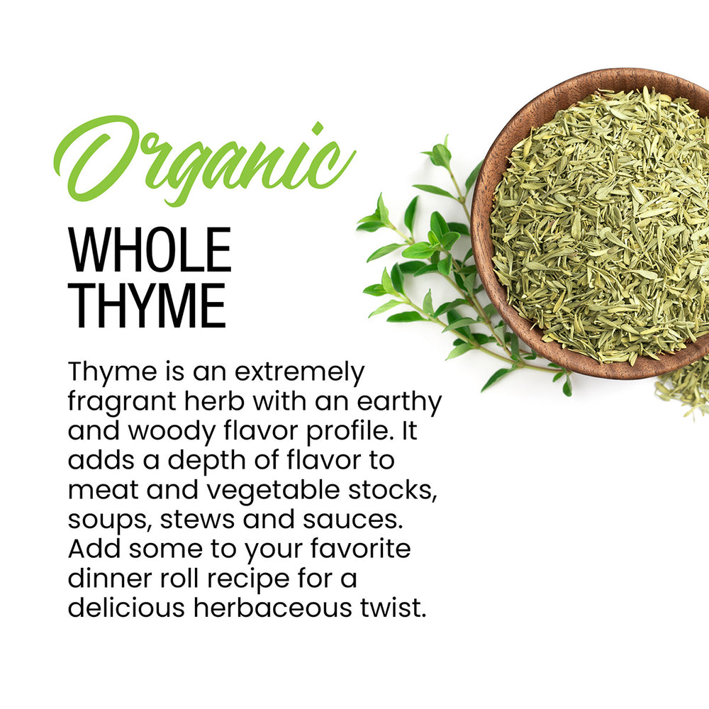 
                      
                        Organic Whole Thyme
                      
                    