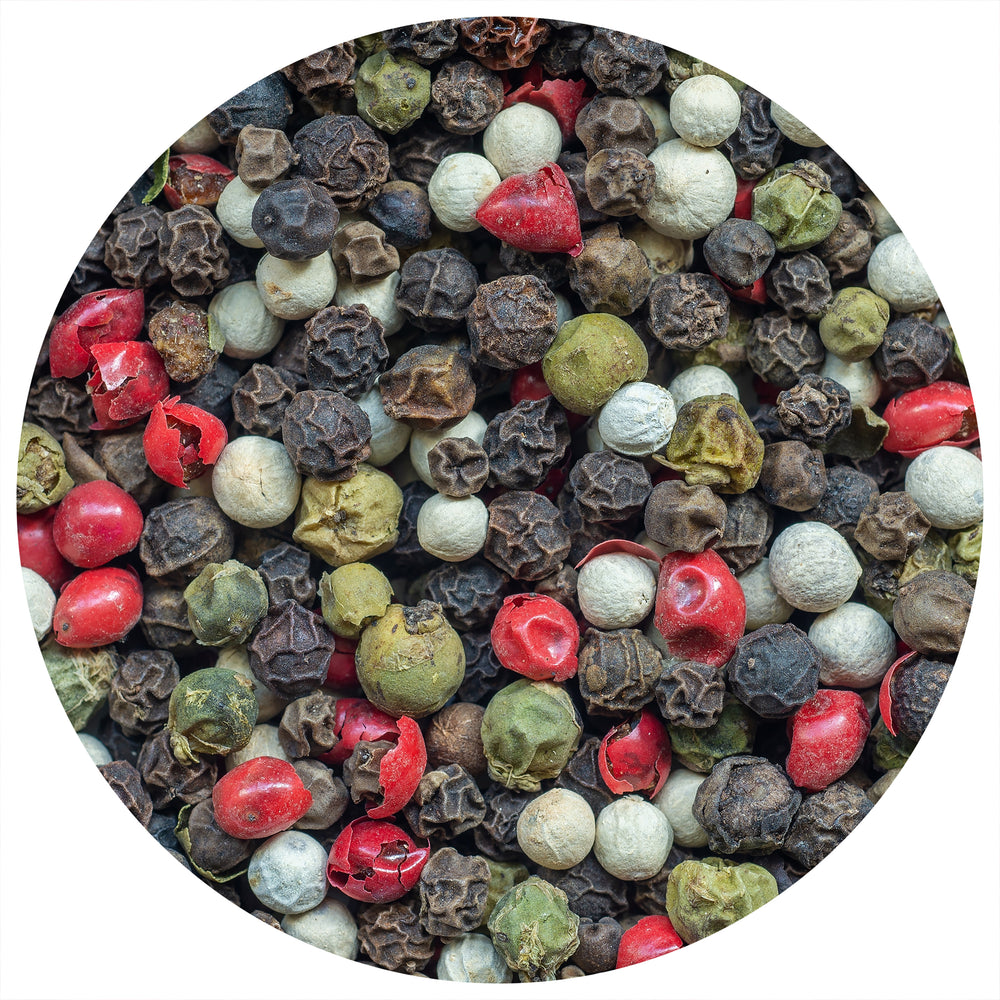 
                  
                    Load image into Gallery viewer, The Spice Lab Premium Kings Peppercorn Grinder - Rainbow Peppercorns in French Jar with Ceramic Grinder - 5516-6G-GRO
                  
                
