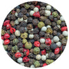 The Spice Lab Premium Kings Peppercorn Grinder - Rainbow Peppercorns in French Jar with Ceramic Grinder - 5516-6G-GRO
