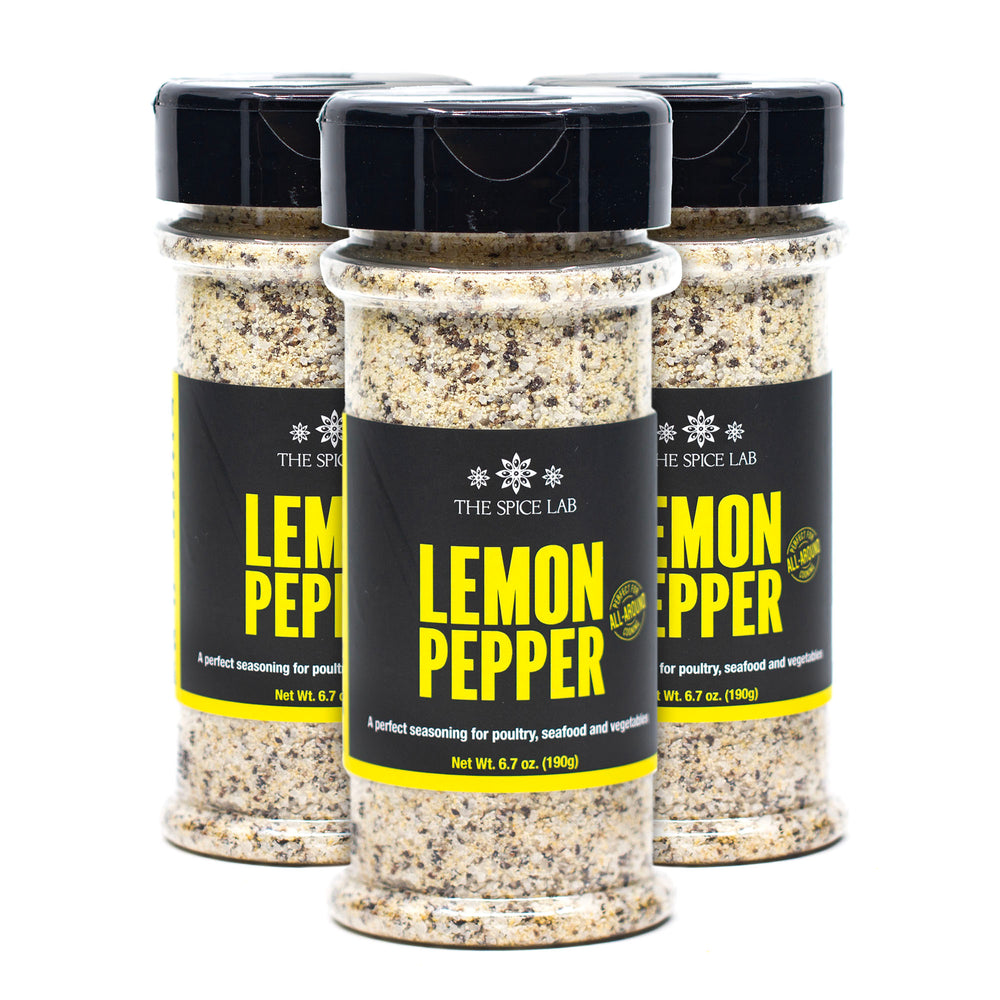 
                  
                    Load image into Gallery viewer, The Spice Lab Kosher Salt Lemon Pepper Seasoning - All-Natural Non-GMO - 7073
                  
                