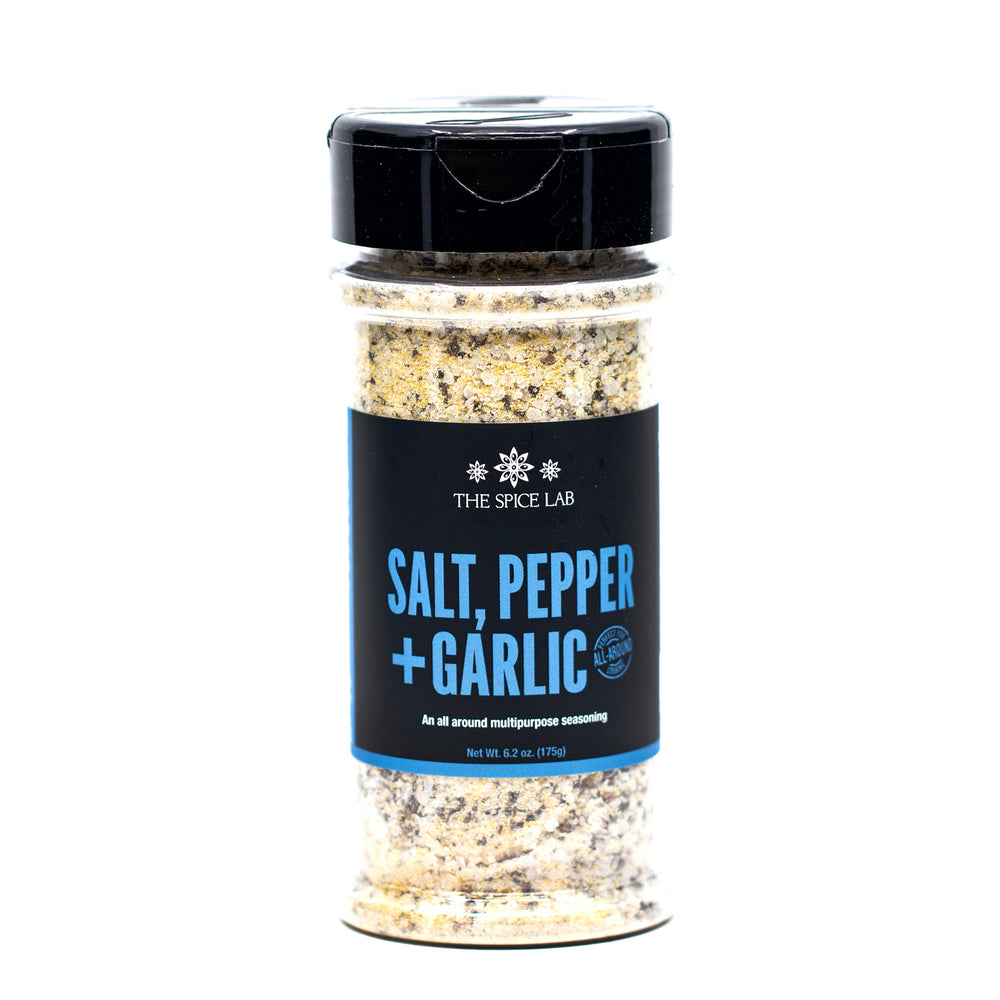 Salt, Pepper + Garlic Seasoning