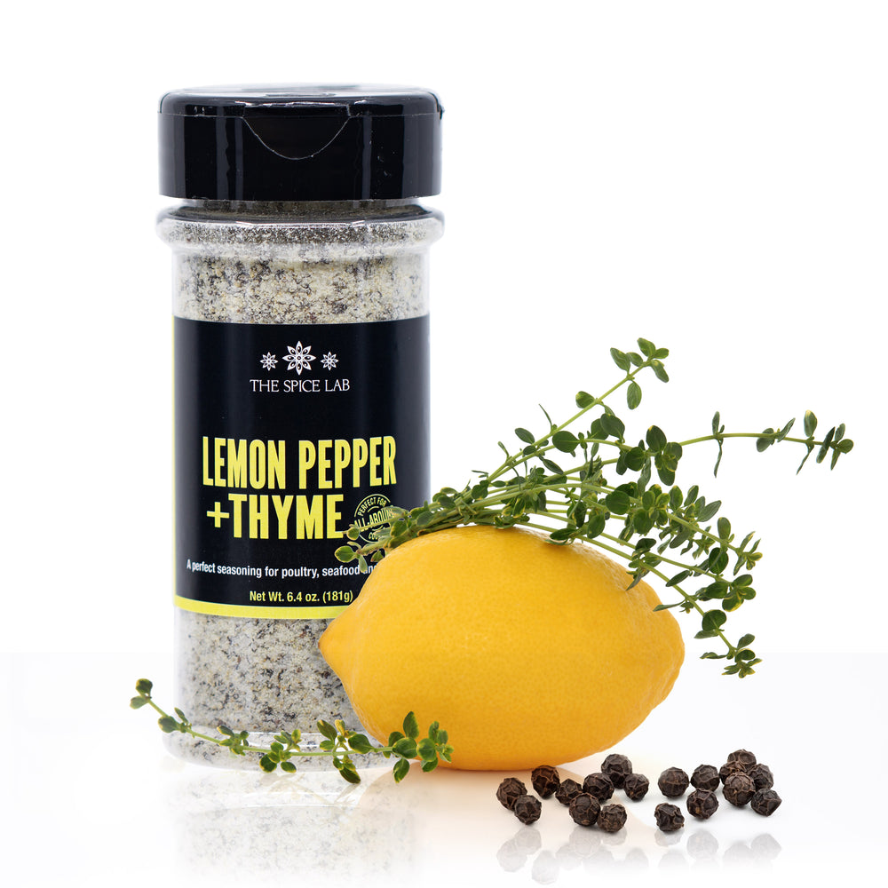 
                      
                        Lemon Pepper + Thyme
                      
                    