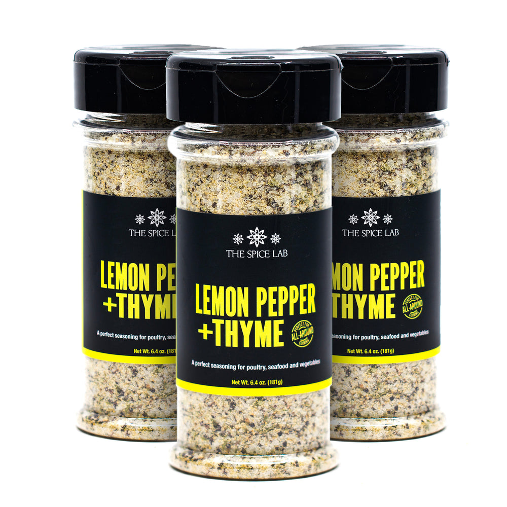 
                      
                        Lemon Pepper + Thyme
                      
                    