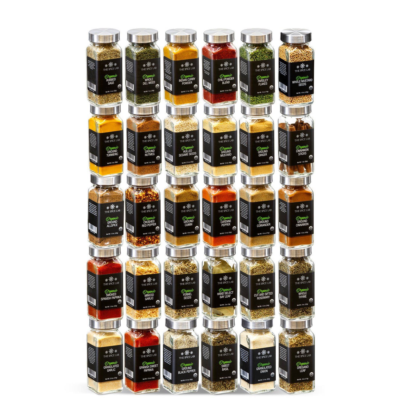 Organic Spice Complete Collection - 30 Jars