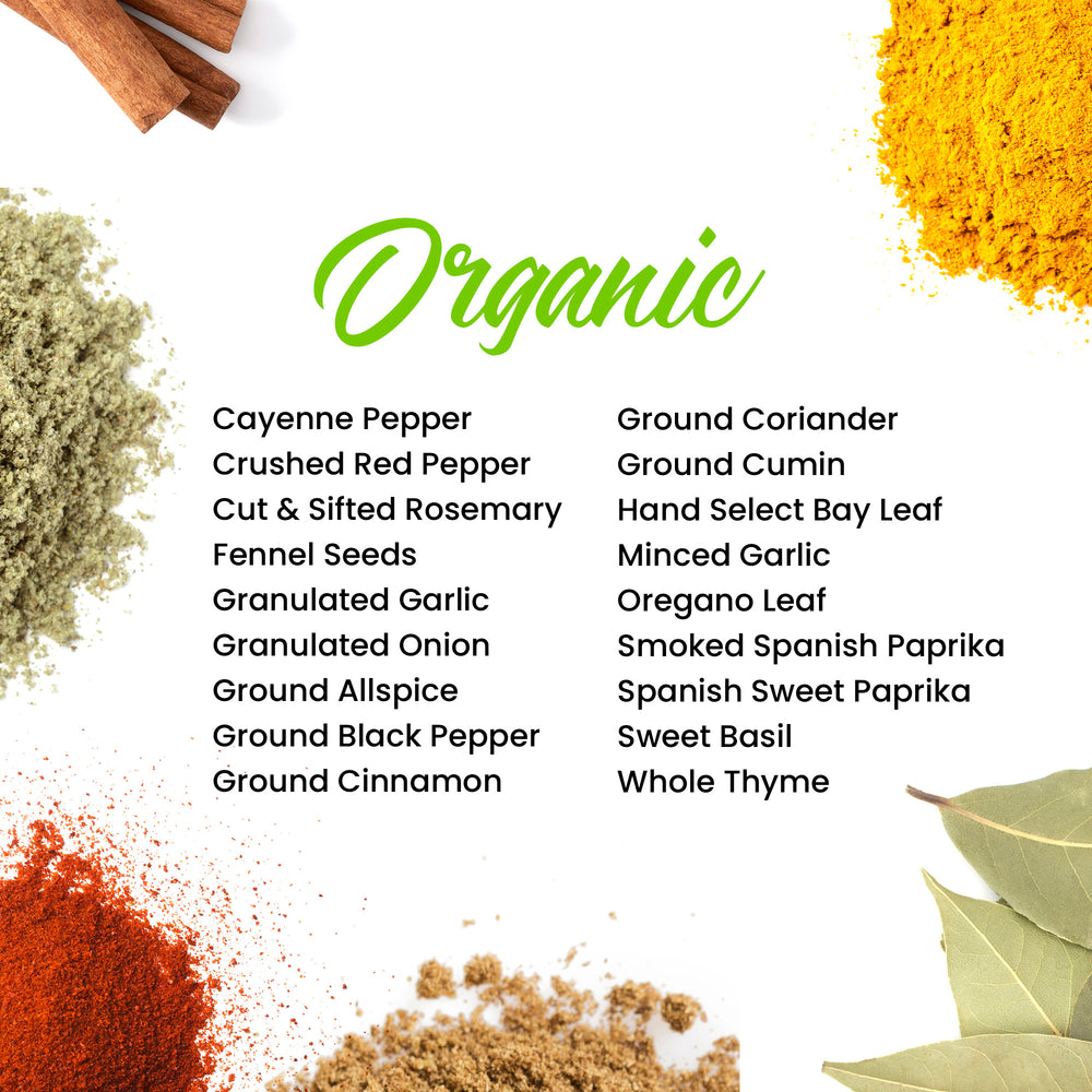 
                      
                        Organic Starter Spice Set - 18 Jars
                      
                    