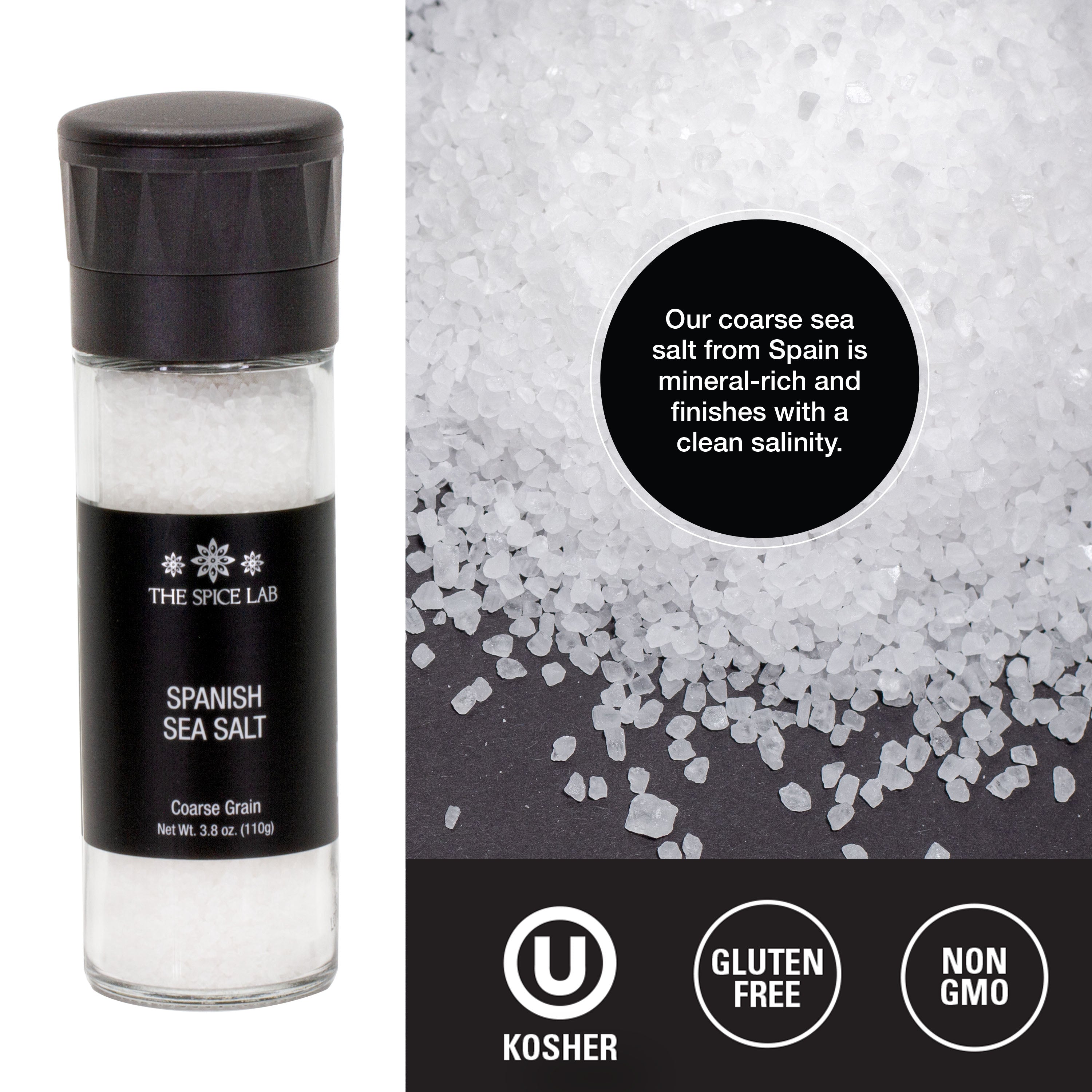 Coarse Sea Salt in a Grinder 110 g