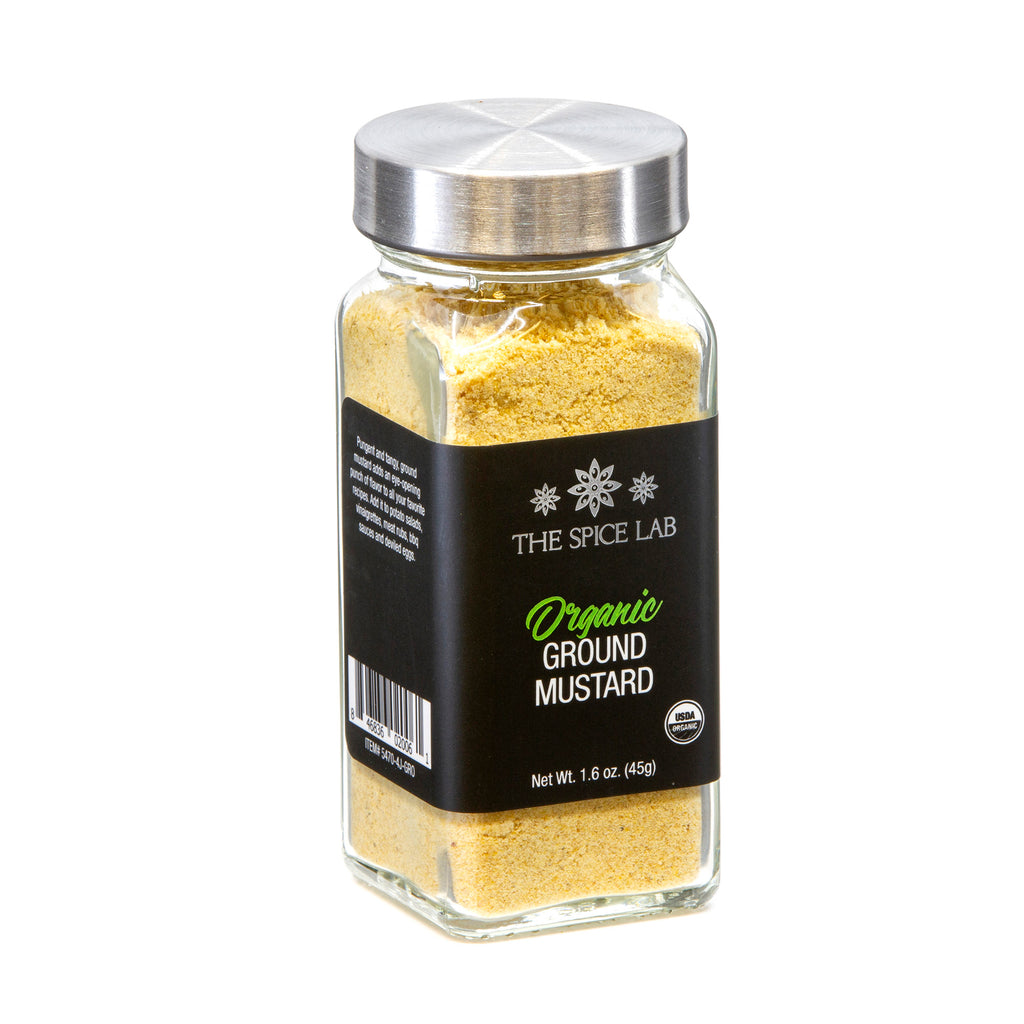 Organic Ground Mustard - 1.6 oz French Jar - 5470