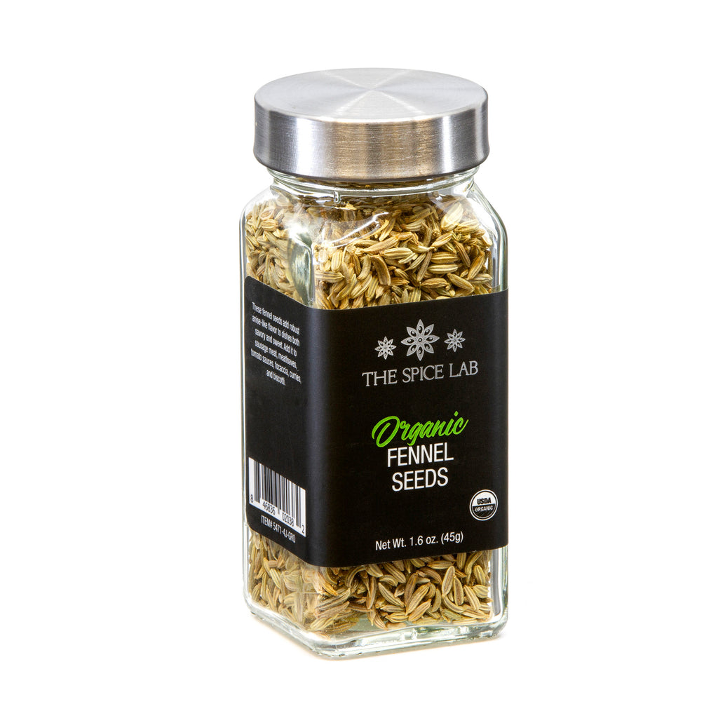 Organic Fennel Seeds - 1.8 oz French Jar - 5471