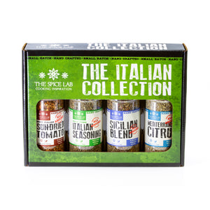 
                  
                    Load image into Gallery viewer, The Spice Lab Italian Collection - Four All-Natural Blends in Shaker Jars - 2055
                  
                