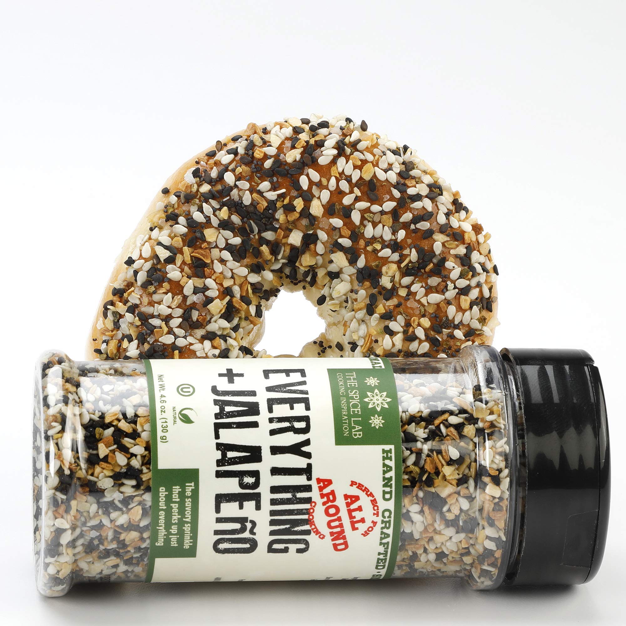 The Spice Lab Everything Bagel + Jalapeño Seasoning - 4.6 oz. Shaker J