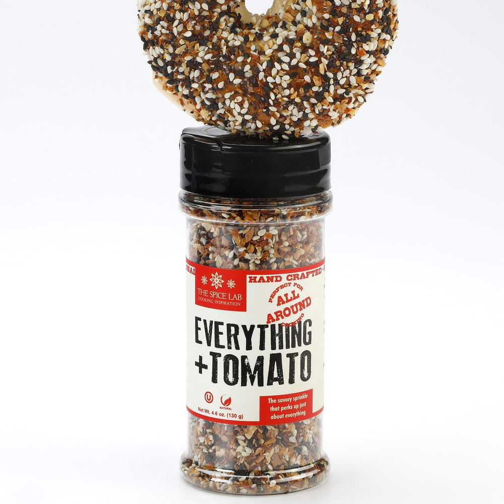 
                  
                    Load image into Gallery viewer, The Spice Lab Everything + Tomato Seasoning - 4.6 oz. Shaker Jar - 7118
                  
                