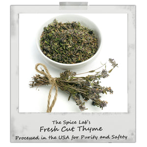 
                  
                    Load image into Gallery viewer, The Spice Lab Dried Thyme - Premium Gourmet Spice - Gluten-Free Non-GMO All Natural - 5008
                  
                