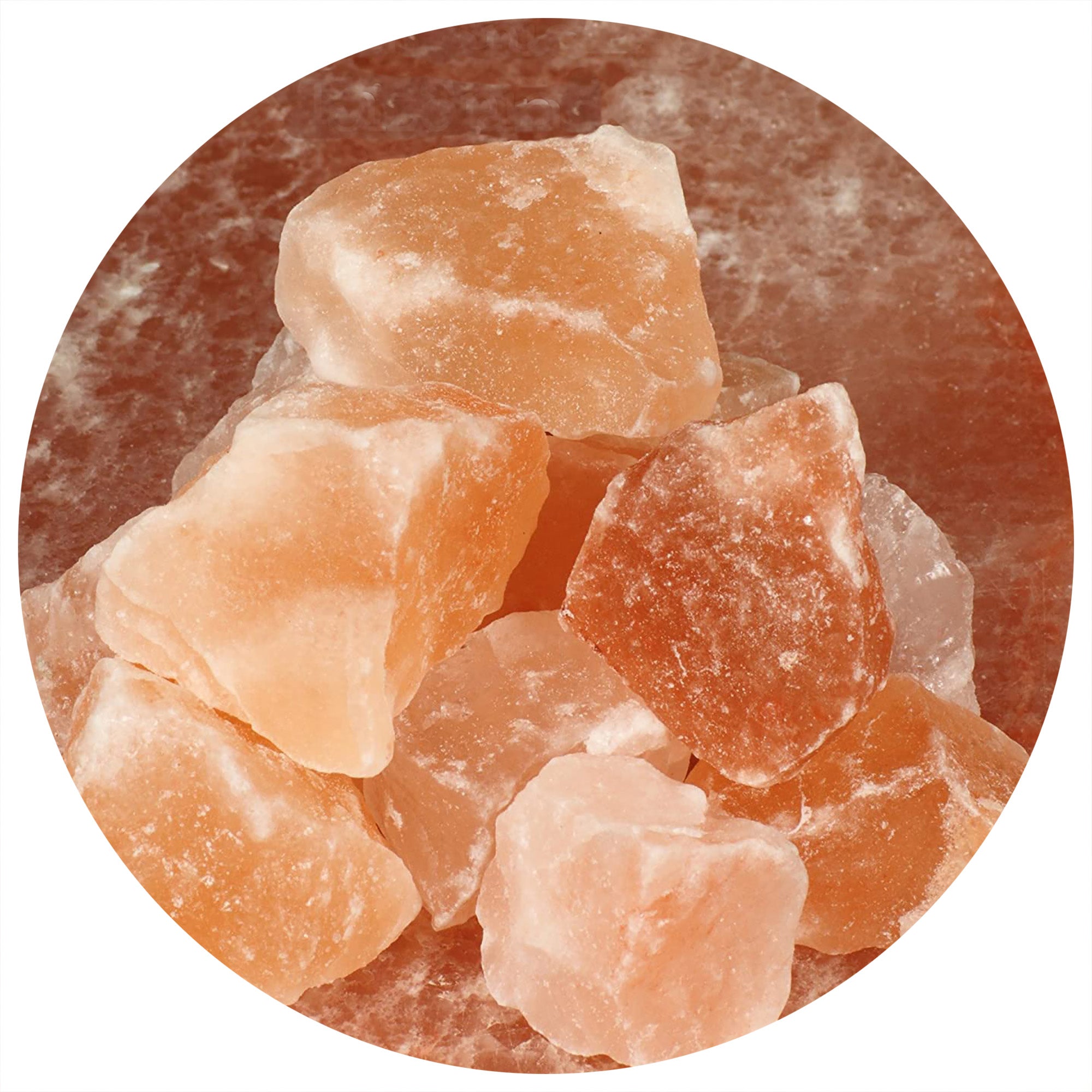 The Spice Lab Pink Himalayan Medium Salt Stones- Pure Crystal - 2 Poun