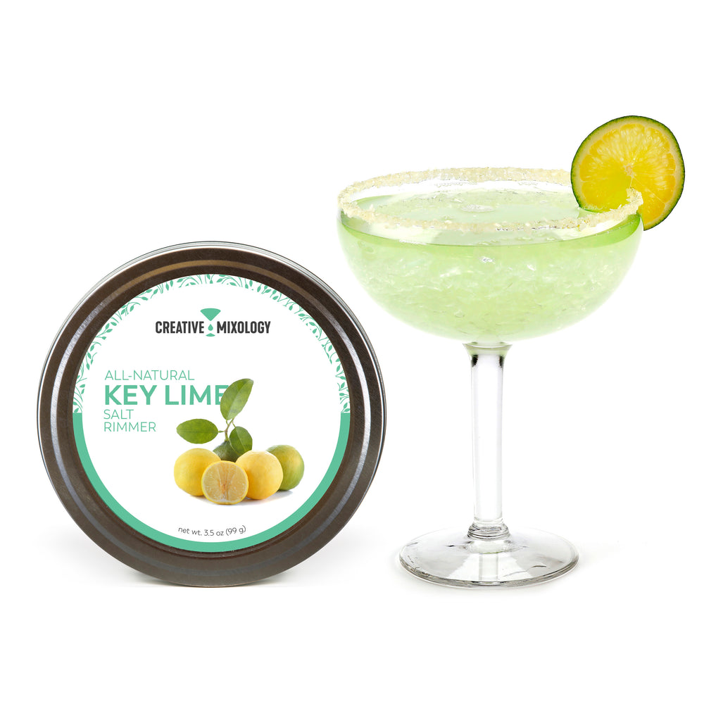 Creative Mixology's All-Natural Key Lime Salt Cocktail Rimmer - 4293