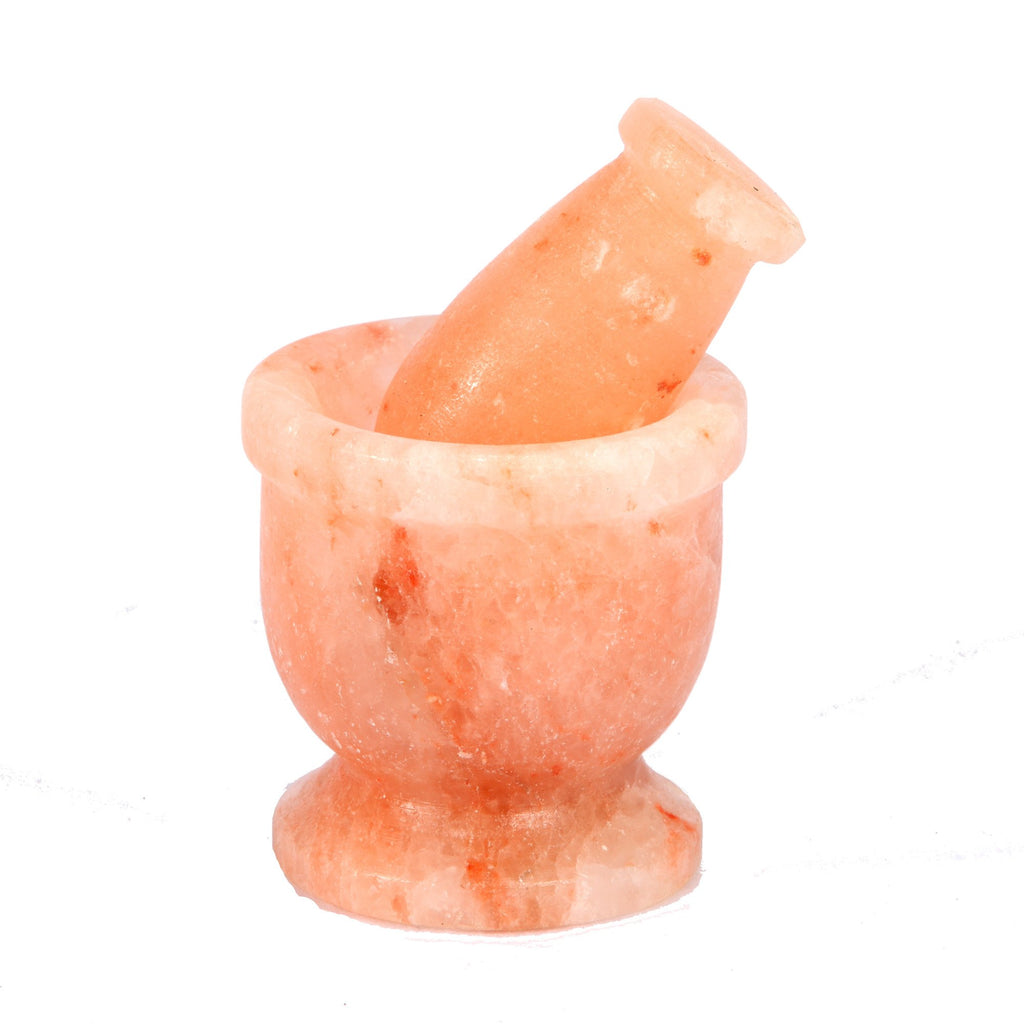 The Spice Lab Himalayan Original Crystal Salt Mortar & Pestle - Food Grade