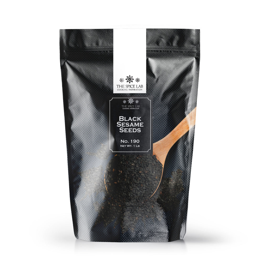 The Spice Lab Black Sesame Seeds - Kosher Gluten-Free Non-GMO All Natural Seeds - 5190