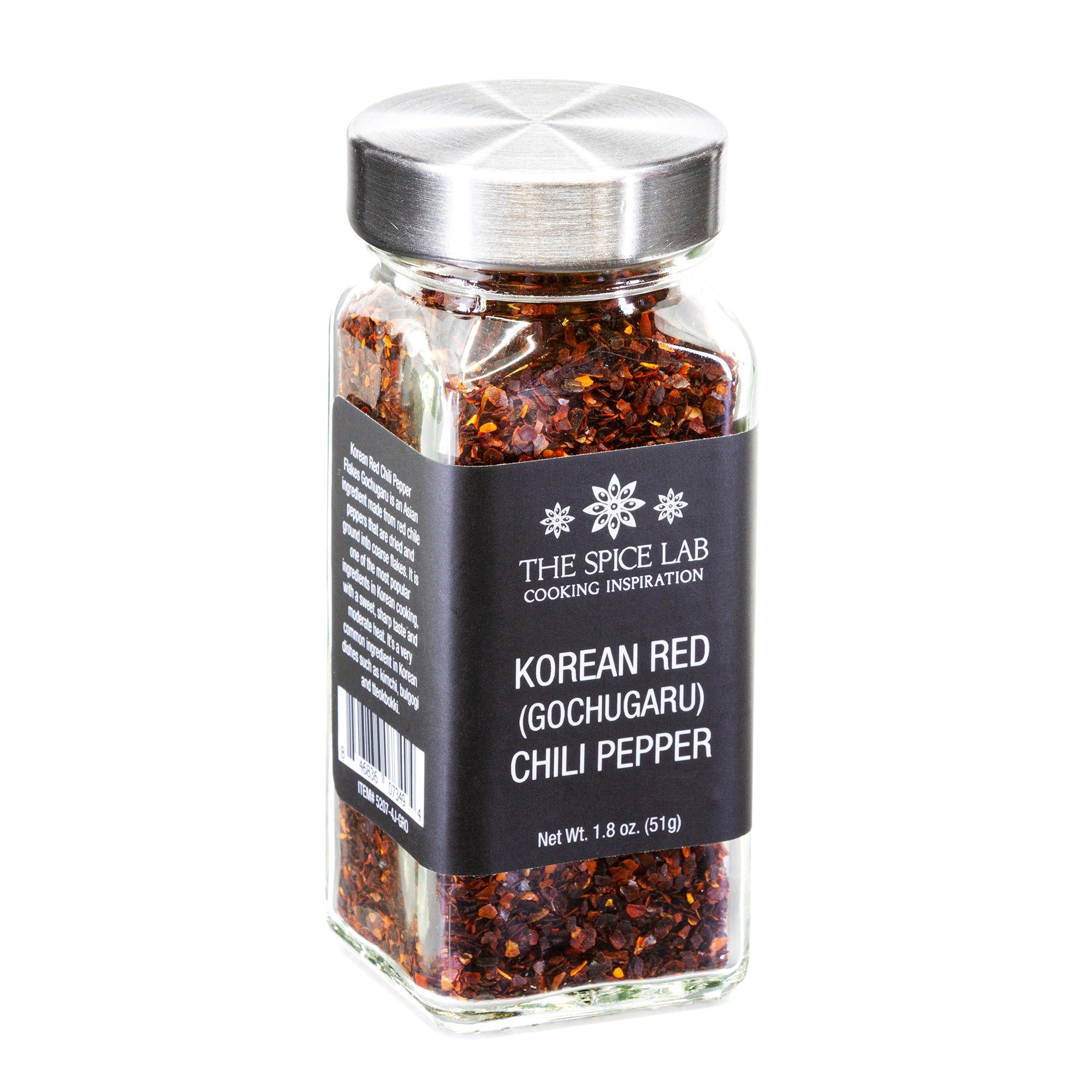 The Spice Lab Korean Red Chili Pepper Flakes (Gochugaru) Kosher Gluten