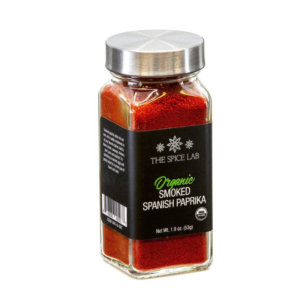 Organic Smoked Paprika - 1.9 oz French Jar - High Color ASTA 120+ - 5445