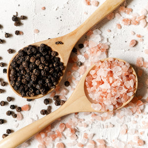 
                  
                    Load image into Gallery viewer, The Spice Lab Coarse Himalayan Pink Salt &amp;amp; Premium Black Pepper Set – 2238
                  
                