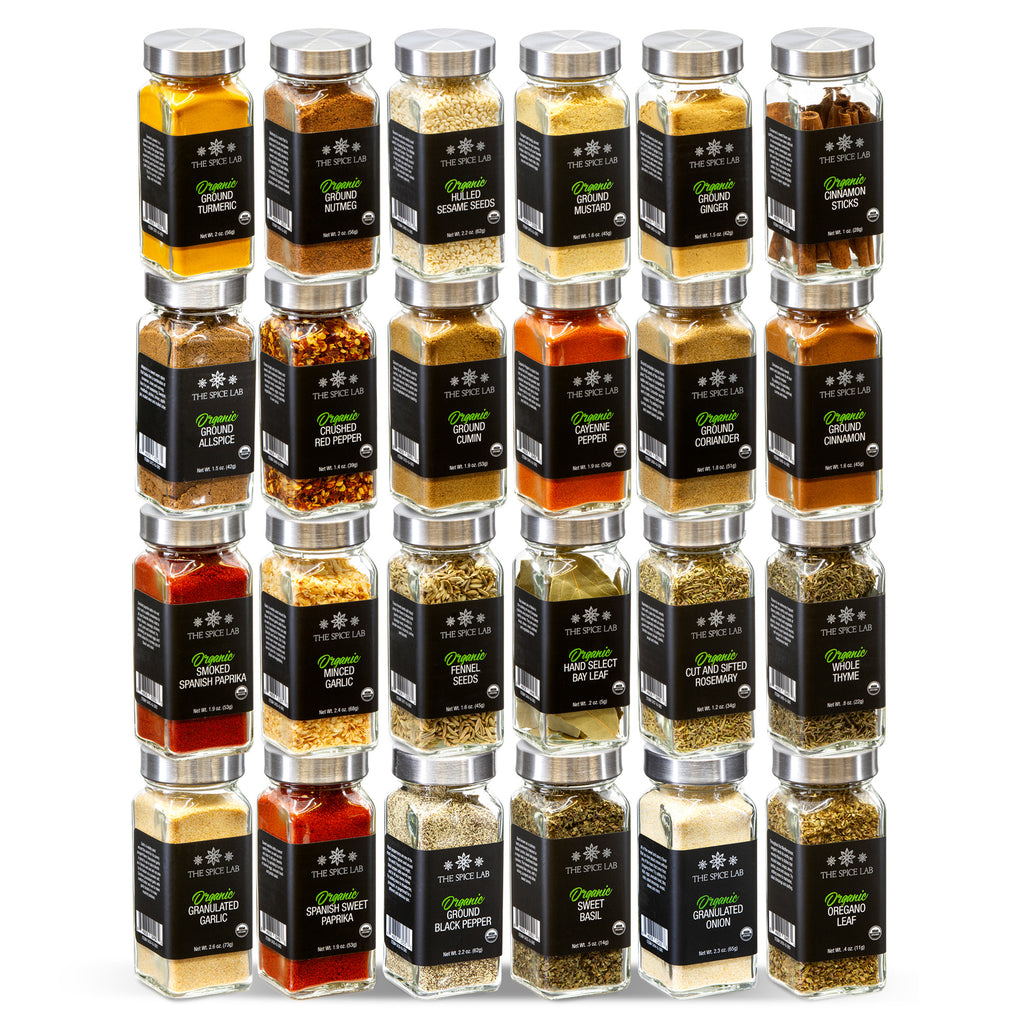 Spice Rack Collection, Set of 24
