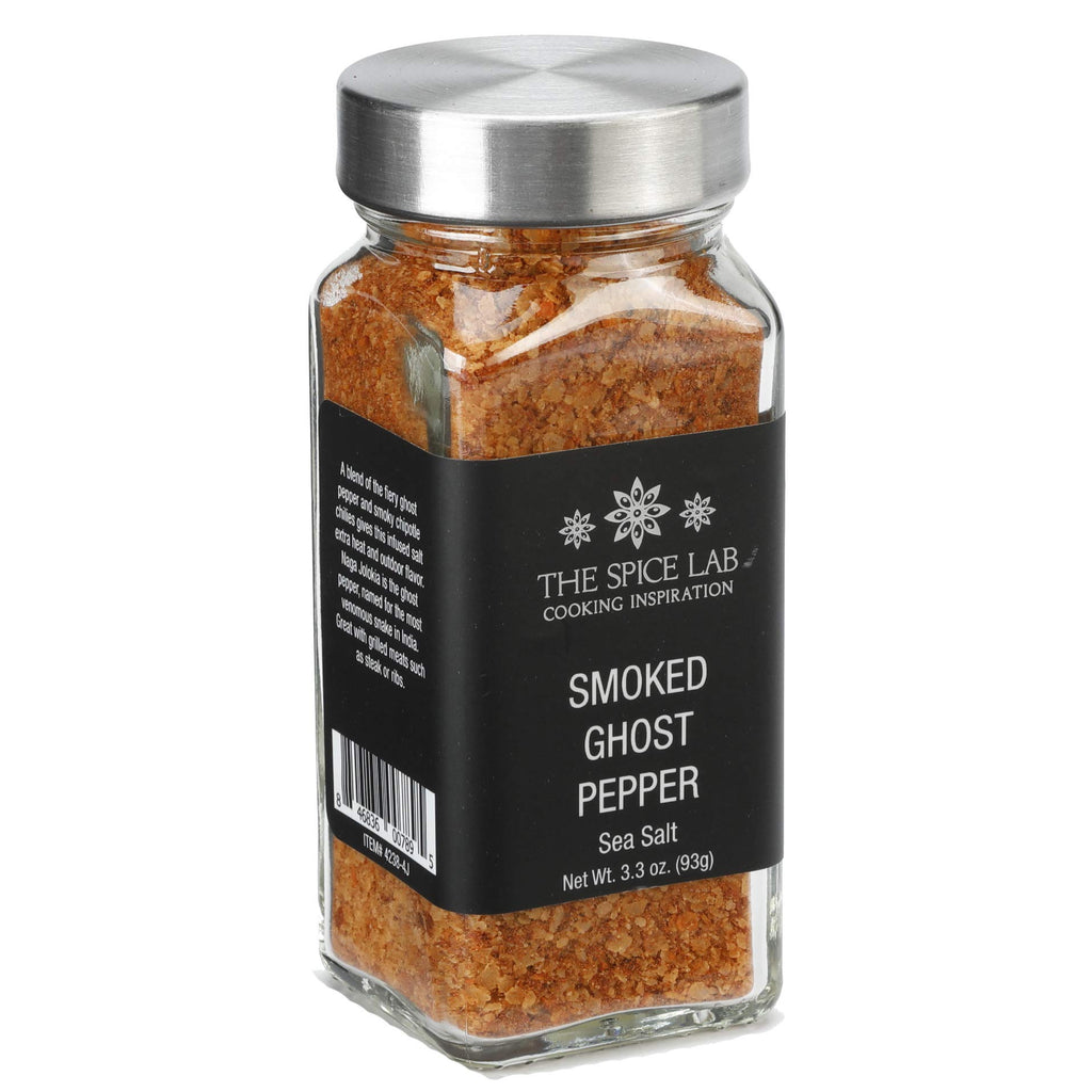 The Spice Lab Smoked Ghost Pepper Sea Salt - Extremely Hot - Kosher - 4238