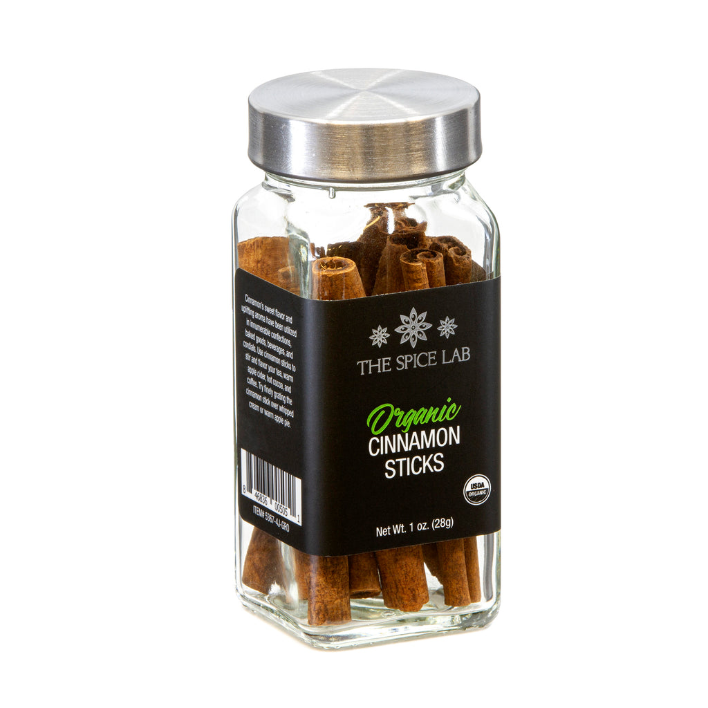 Organic Cinnamon Sticks - 1 oz French Jar - 5367 – The Spice Lab