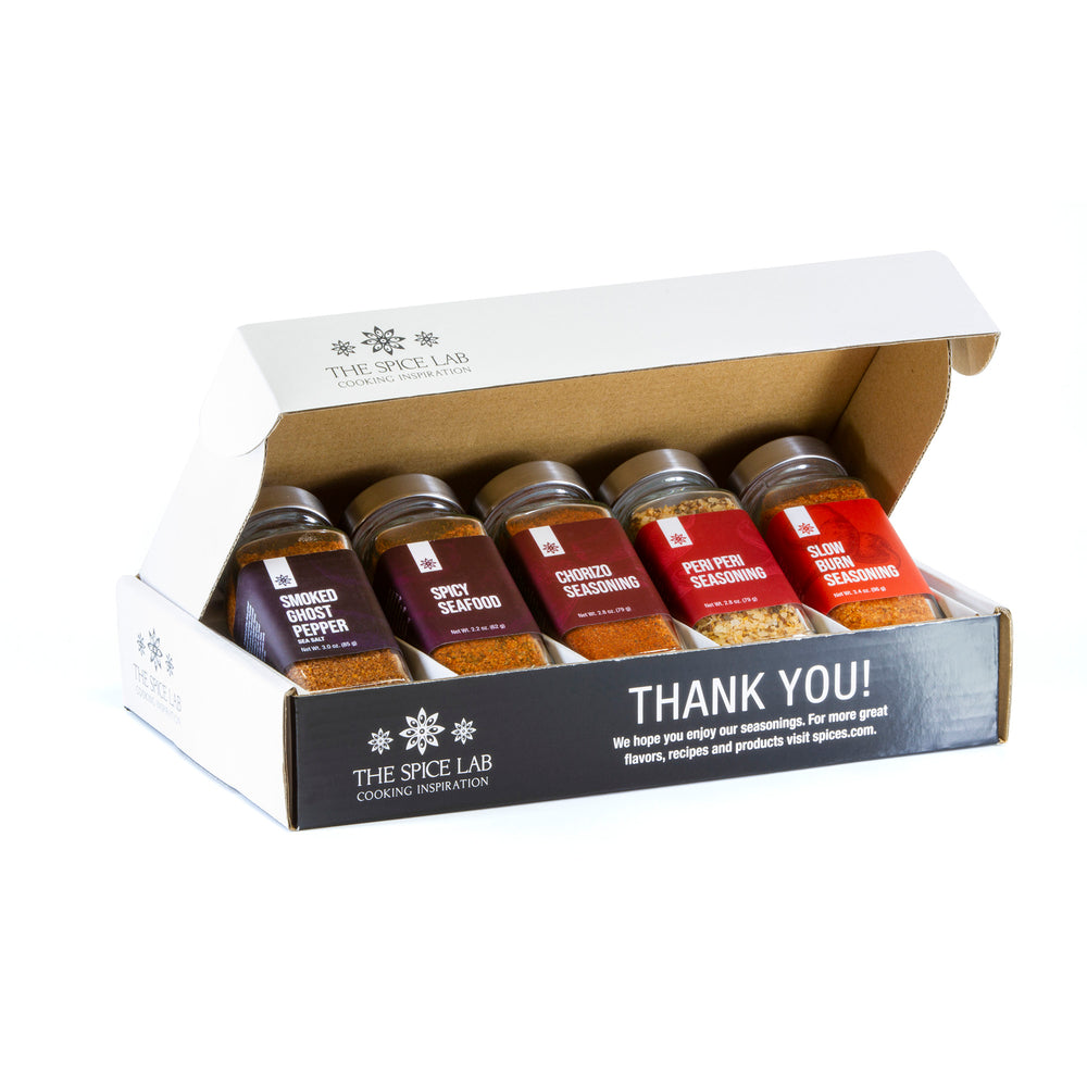 
                  
                    Load image into Gallery viewer, The Spice Lab Spicy BBQ Collection – Award Winners - 5-Flavor Gift Set – French Jars - 2183
                  
                
