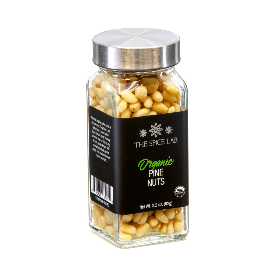 Organic Pine Nuts - 2.2 oz French Jar - 5490