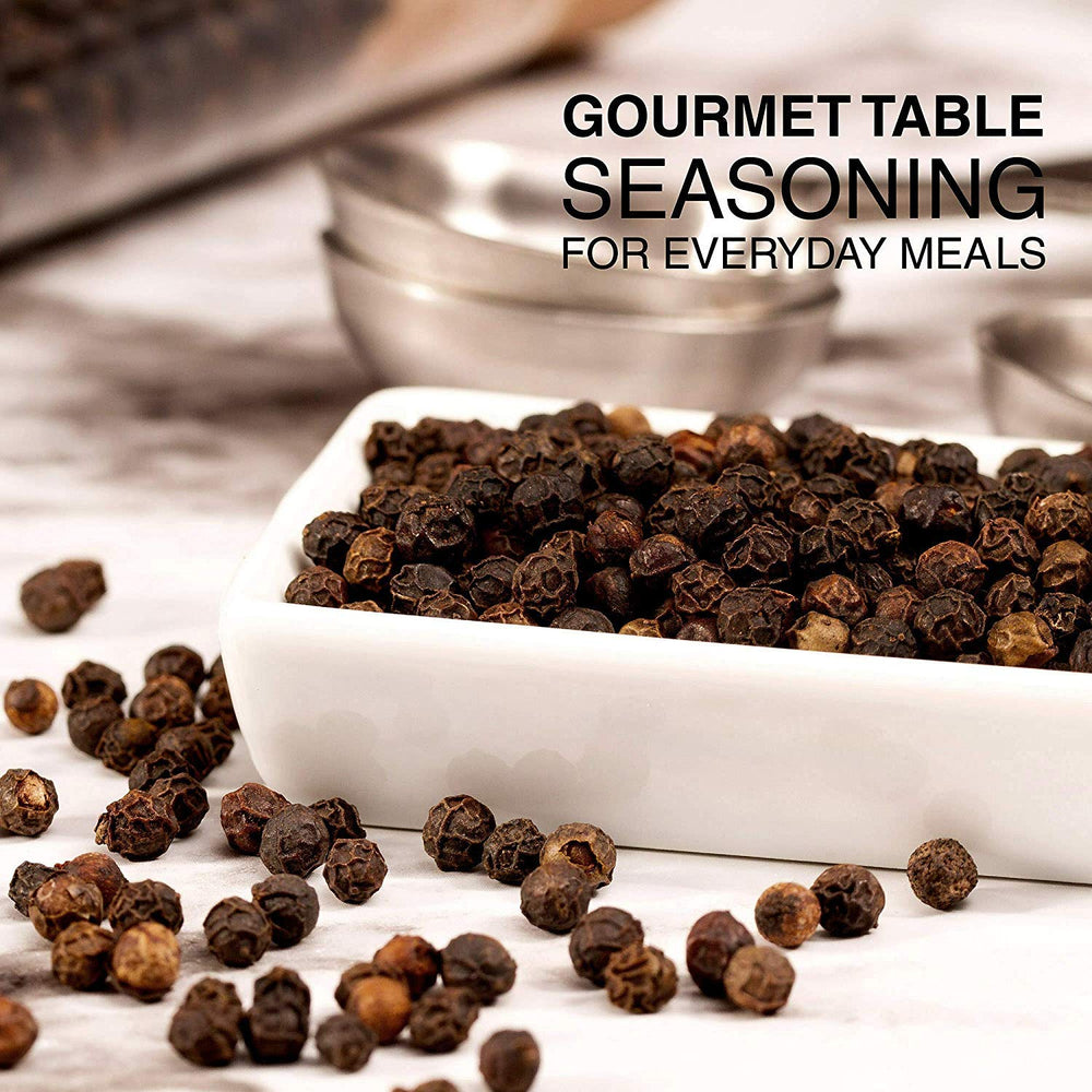 
                      
                        Black Tellicherry Peppercorns (Whole) for Grinder Refill
                      
                    