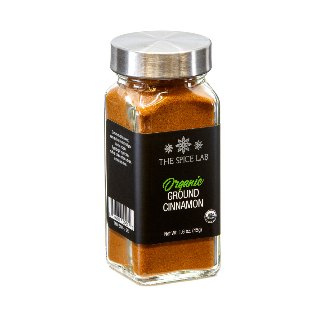 Organic Ground Cinnamon - 1.6 oz French Jar - 5448