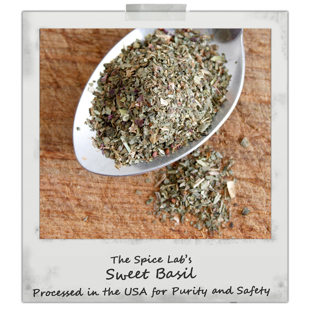 
                  
                    Load image into Gallery viewer, The Spice Lab Sweet Basil - All-Natural Kosher Non-GMO Gluten-Free Premium Gourmet Spice – 5012
                  
                
