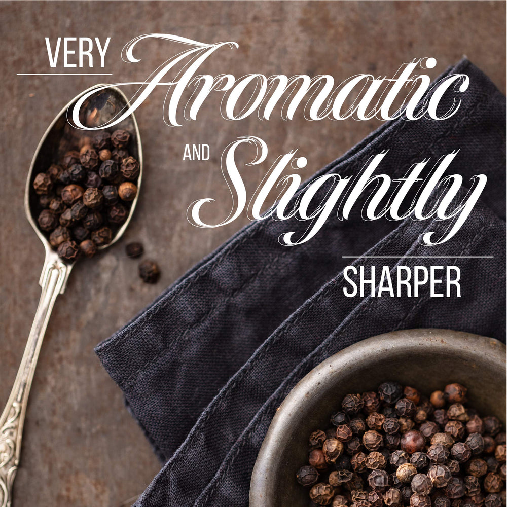 
                      
                        Black Tellicherry Peppercorns (Whole) for Grinder Refill
                      
                    